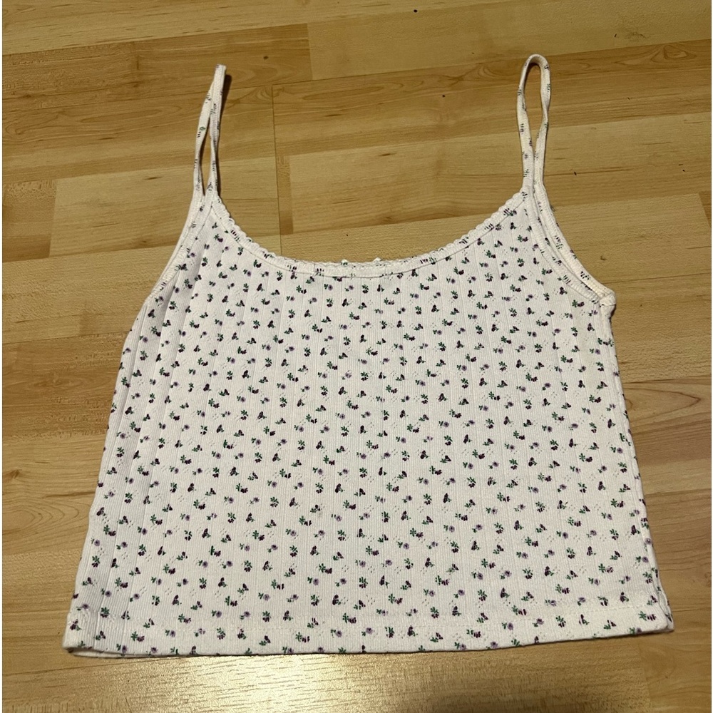 brandy melville flower tank